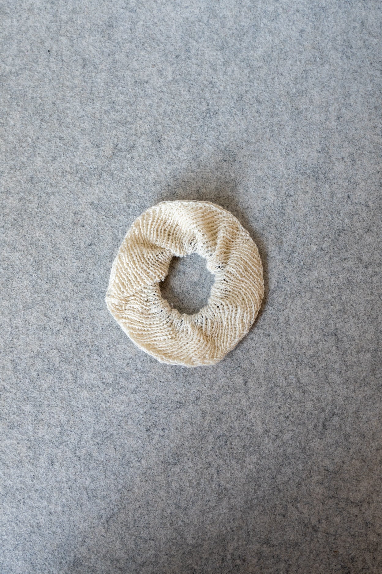 Large Classic Cotton Hemp Scrunchie