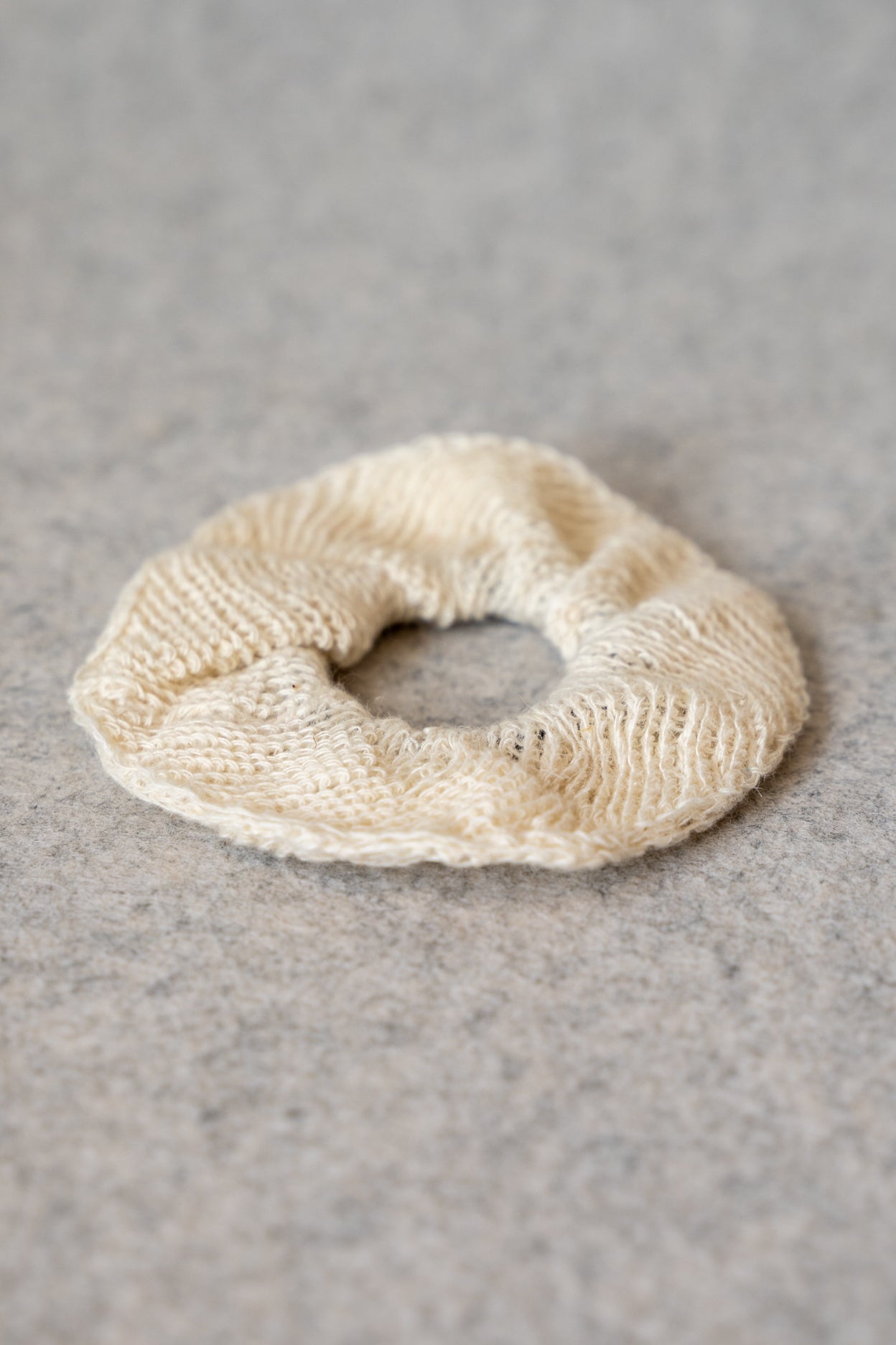 Large Classic Cotton Hemp Scrunchie